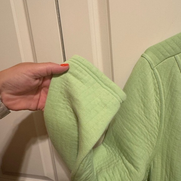 Isaac Mizrahi Live Green Quilted Jacket Sz XL - Picture 5 of 10